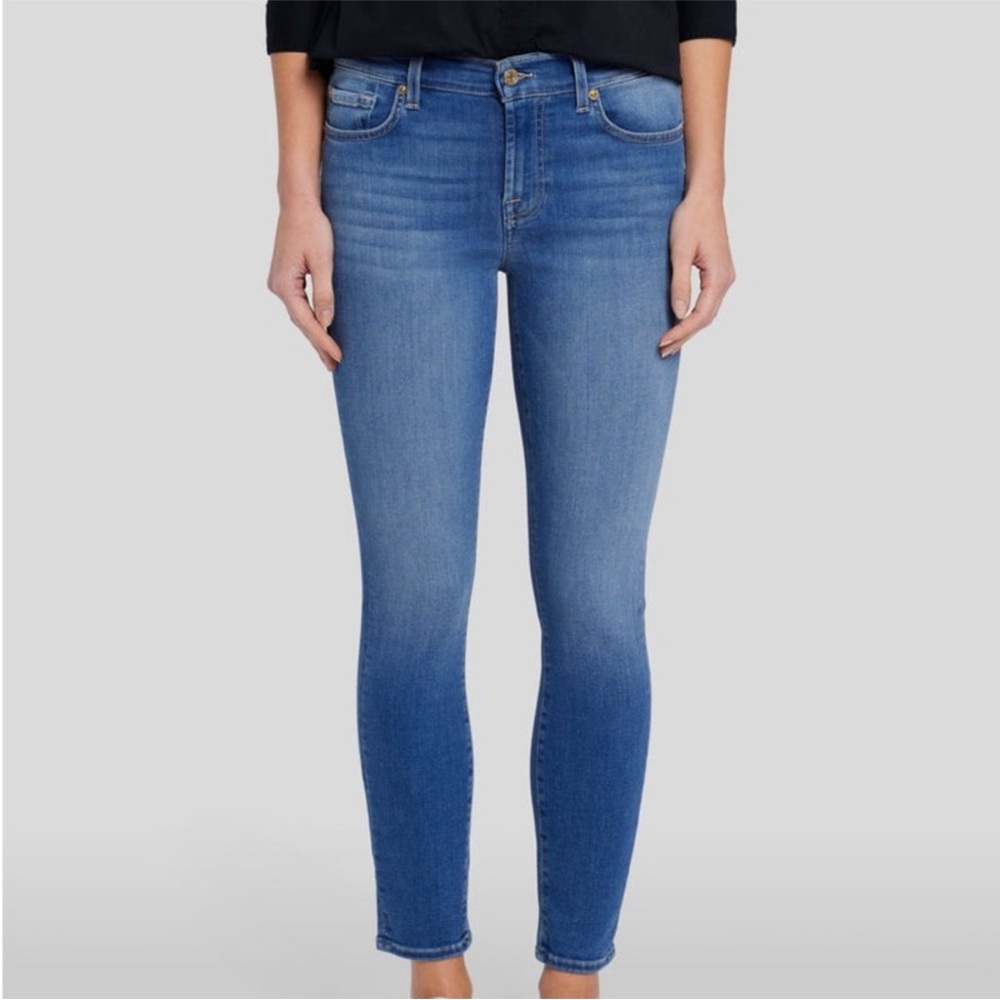 7 for all Mankind B(air) Ankle skinny jeans 28